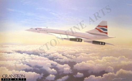 Concorde aviation art - , print