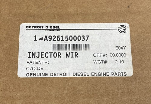 Detroit diesel a9261500037 - detroit,