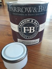* LOWER PRICE * Farrow and Ball Exterior Eggshell Strong White - 125ml NOT 2.5l!