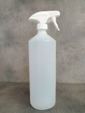 10x 1L Empty Plastic Trigger Bottle Car Cleaning Hand Spray Garden Natural HDPE