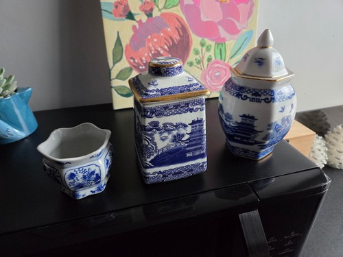 Vintage ringtons blue - ringtons, white