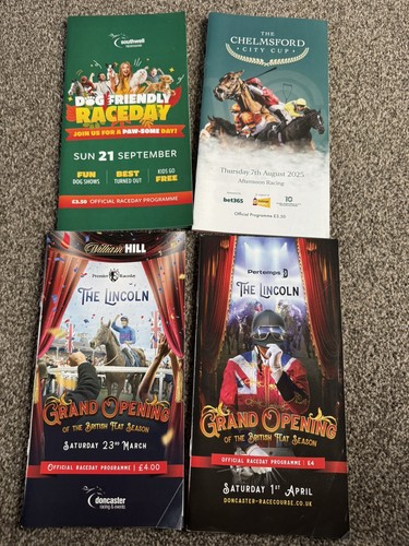 Various racecards mint - racecards,