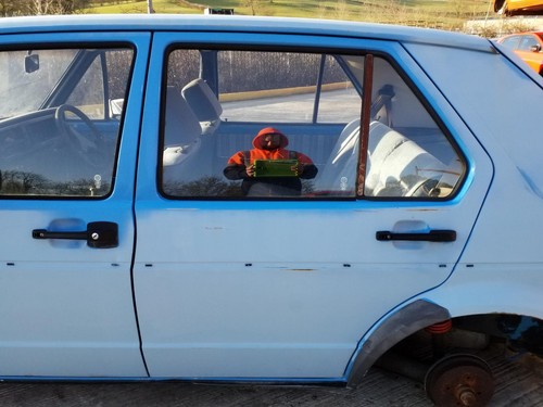 Left rear door volkswagen golf - rear,