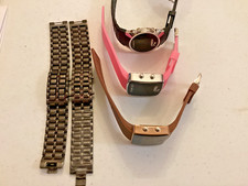 Five working LED watches, inc Puma and Adidas