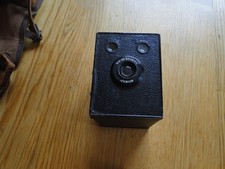 Kodak Six-20 Brownie Junior 620 Film, Box Camera With Case 