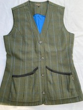 Musto Ladies Country Sporting Rowan Tweed Shooting Vest Waistcoat Game Clay