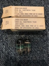 2 pc. Sylvania NOS c.1960's