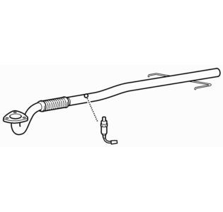 Quality front exhaust down - exhaust,