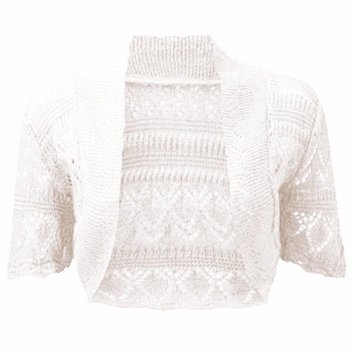 Girls crochet bolero shrug - girls,
