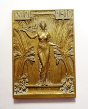 Medal / Bronze Plaque Signed