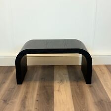 Alexis Black & White Coffee Table Side Table Modern Compact Accent Piece