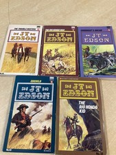 J T Edson - Job Lot of 5 Cowboy adventure small paperbacks - good