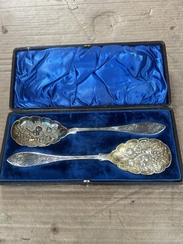 Antique silver plated berry - antique,
