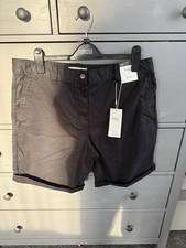 M&S BNWT BLACK TEA DYED COTTON