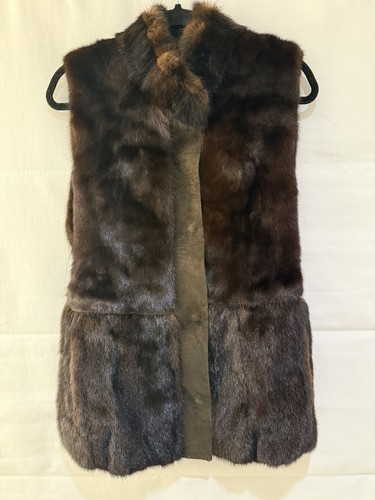 Real mink gilet with new - real,