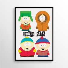 1997 SOUTH PARK - TV Series Poster Print A3 A4 A5 - Home Decor/Wall Art