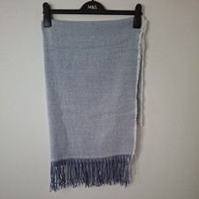 Warehouse blue scarf