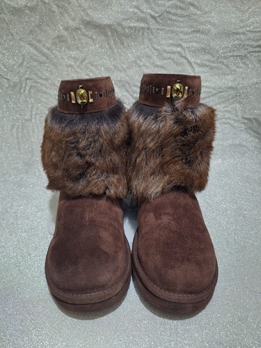 Ugg faux fur diamante boots - faux,