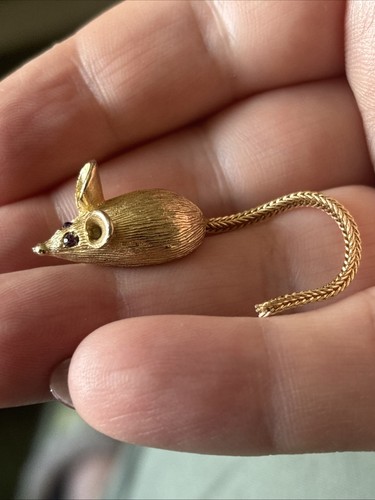 Vintage mouse rodent slinky - vintage,