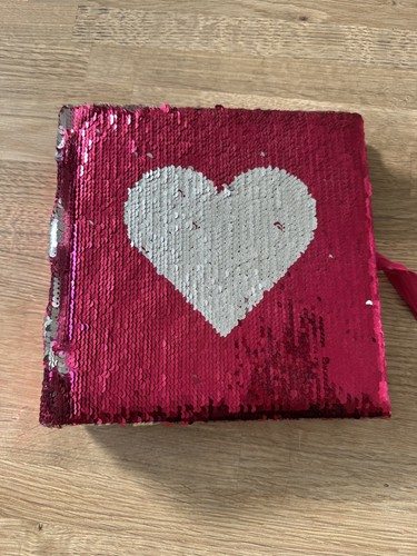 Padded sequined photo album - padded,