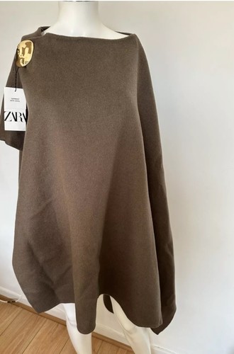 Zara collection cape with - , wool