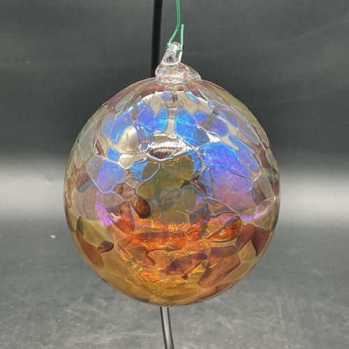 Handblown glass orb - glass,