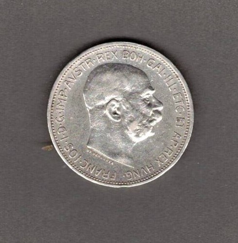Austria crowns 1913 silver - austria,