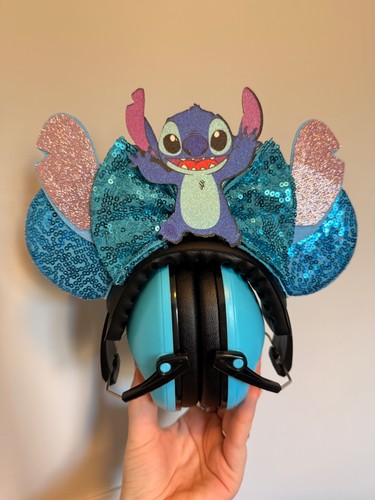 Stitch themed ear defenders