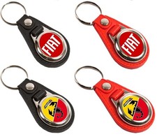 FIAT, FIAT ABARTH, Leather Look Key Ring