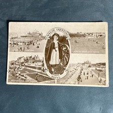 Vintage Postcard Welsh Greetings From Rhyl Multi Picture 1953 H9