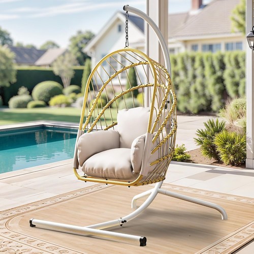 Foldable egg chair stand - foldable,