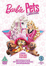 Barbie: Pets Collection DVD (2016) Andrew Tan cert U 3 discs Fast and FREE P & P