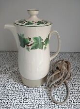 60s 70s Vintage Russell Hobbs Electric Coffee Percolator Wedgewood Napoleon Ivy