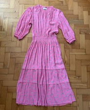 Luella Midi Dress - Pink With