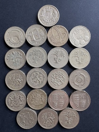 Old round 1 coin - 🇬🇧,