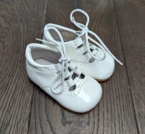 Baby white patent leather - patent,