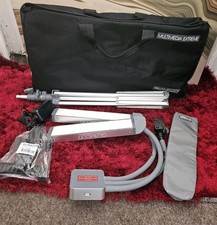 GLAMCOR Elite X Portable LED Lighting Kit for Makeup Artists, Grey 