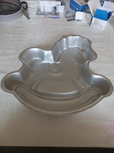 Wilton rocking horse - horse, tin