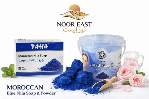 Moroccan blue nila soap - moroccan,