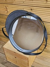 Pair of Circular Wall Mirrors with Leather Frame and Strap - H&M