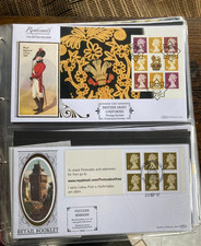 Benham defintives booklet - defintives, fdc