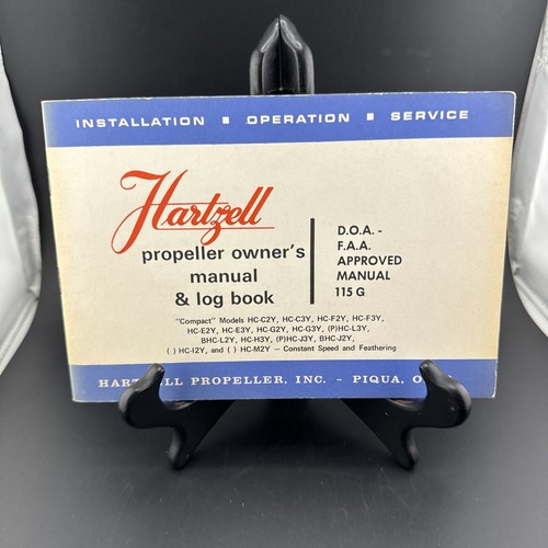 1975 hartzell propellerowner - hartzell, propellerowner's