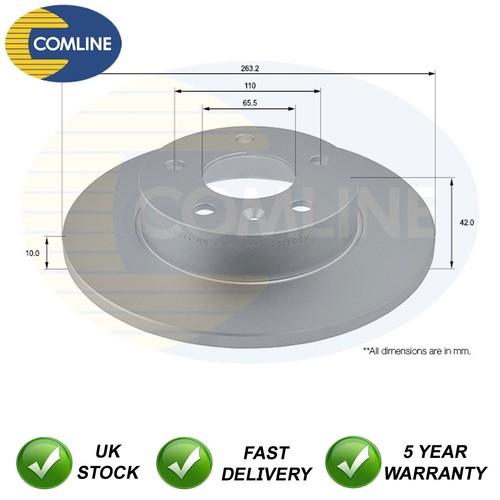 Brake disc rear comline - brake,