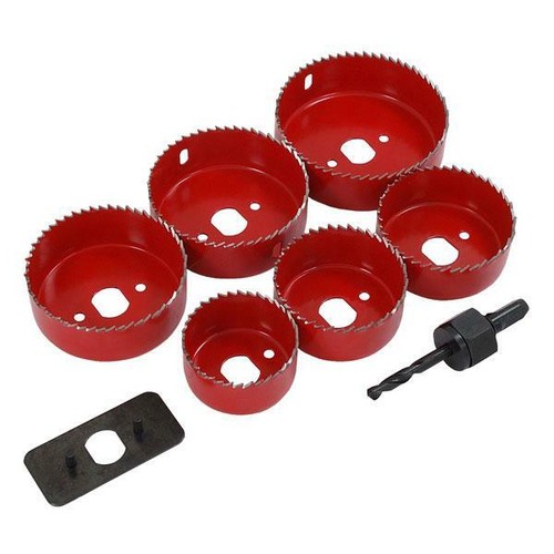 9pc hole saw down lights - 9pc,