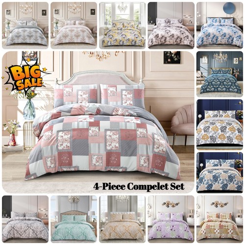 Piece luxury bedding set - 4,