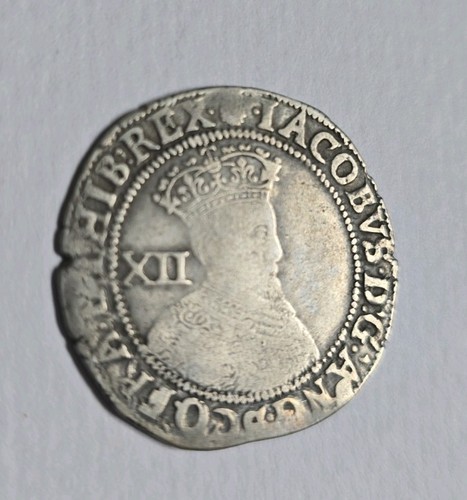 James 1st shilling coin - i,