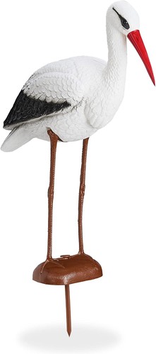 Relaxdays garden figure stork - garden,