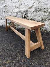 Milking Bench Seat Rustic