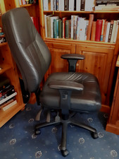 Large Real Leather Executive