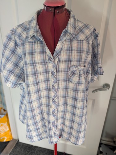 Cotton traders blue and white - blue,